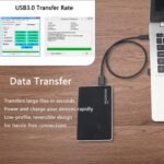 USB C to Micro USB 3.0 Cable,USB C Hard Drive Cable,Type C to Micro USB B 3.0 Cable 5Gbps Speed Data Transfer Sync,for SSD HDD - 1 Meter