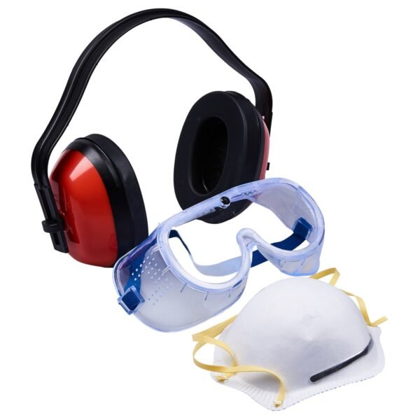 Ear muffs and mask safety work DIY Protection kit