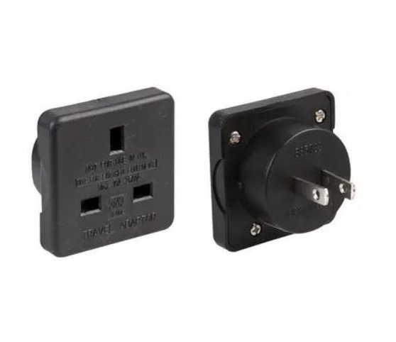 UK to US twin Pack Black