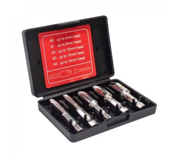 Damaged screw remover set