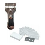 Chrome Scraper For Hob and Grill with Extra Blades