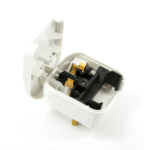 5Amp Euro to UK Plug White