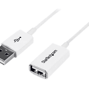 3M White/black USB 2.0 Extension Cable