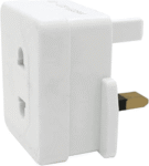 Shaver Adapter 1Amp White