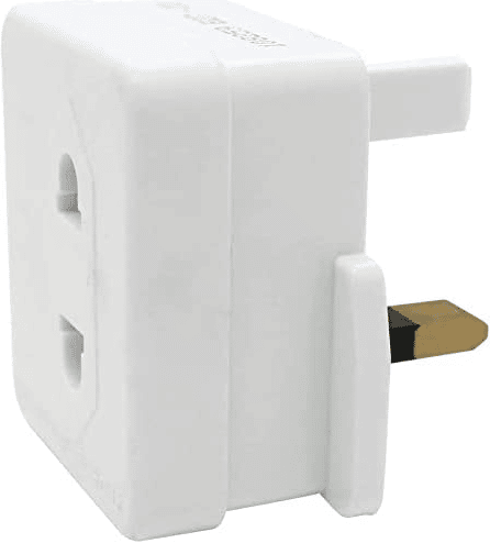 Shaver Adapter 1Amp White