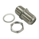 Nickel F type Connector Coupler