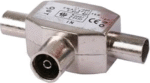 2 Port TV COAX Splitter - Female to 2x Male