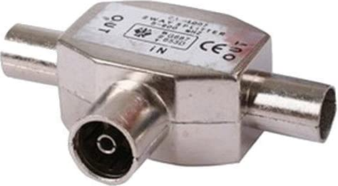 2 Port TV COAX Splitter - Female to 2x Male