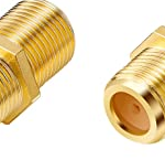 Gold Flashed F Type Connector Coupler