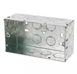 45MM 2 Gang Metal Back Box 45MM