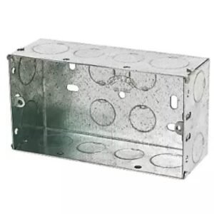 45MM 2 Gang Metal Back Box 45MM