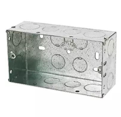 45MM 2 Gang Metal Back Box 45MM