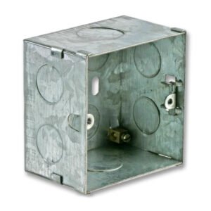 45MM Single Gang Metal Back Box