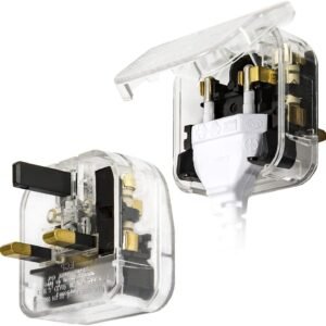 Transparent EU to UK 5Amp Converters