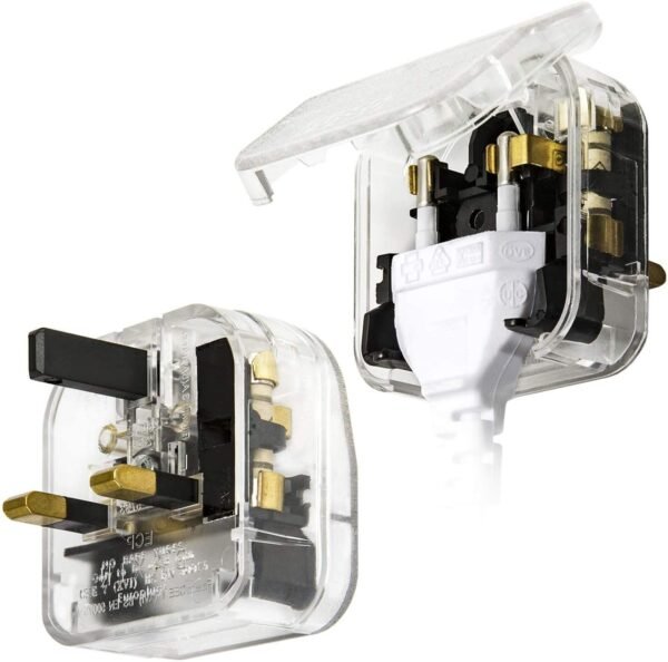 Transparent EU to UK 5Amp Converters