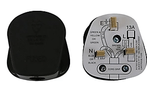 13A Black Plugs
