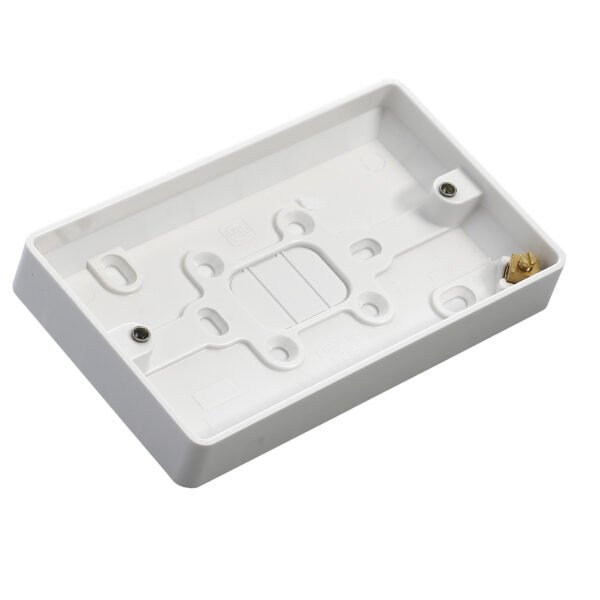 2 Gang 16mm Mini Back Box