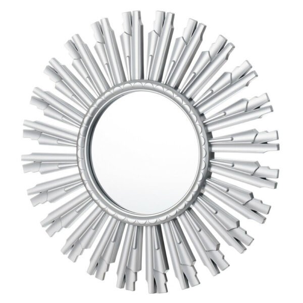 Round Sunburst Mirror Wall Art Decor for the Living Room, Bedroom & Entryway