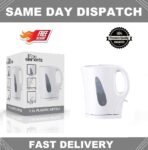 New Fine Elements 1.7lt Plastic Tea Kettle Cordless Kitchen office - White