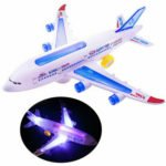 New Airlines Flash Electric Air Bus with Flash Lights Airplane Toy