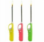 Gas Cooker BBQ Camping Lighter Refillable Safety Flame Lock Barbeque Oven Candle