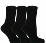 New Men's Black High Boot Thick Warm Socks 6pk | 6 Pairs |U.K Size 6-11