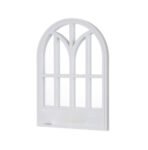Window Style Mirror Home Decoration Wall Mounted Vintage Art Room Hallway Arch