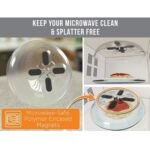 New Microwave Splatter Splash Guard Food Cover Plate Bowl Covering - AntiSplash