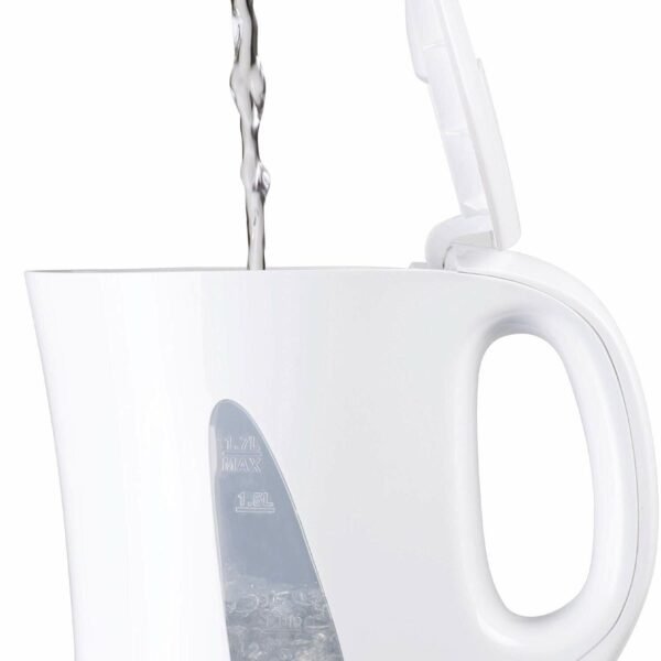 New Fine Elements 1.7lt Plastic Tea Kettle Cordless Kitchen office - White