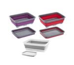 Foldable Collapsible Washing Up Bowl 7L Bucket Dishwashing Tray Camping Kitchen