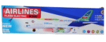 New Airlines Flash Electric Air Bus with Flash Lights Airplane Toy