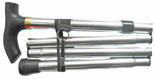 MENS GENTLEMENS CLASSIC ANTIQUE WALKING STICK CANE SILVER