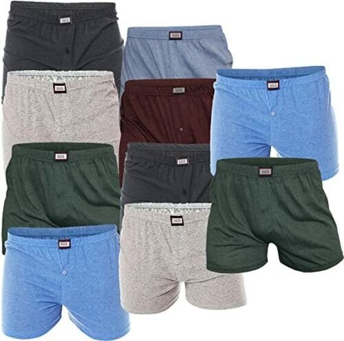 Men's Boxers Shorts Underwear 3/6/9/12 pk High Quality Plain Cotton M L XL XXL
