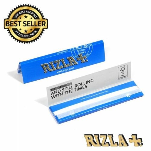 Original RIZLA Blue Regular/Standard Size Rolling Tobacco Smoking Paper Skins