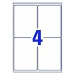 A4 ADDRESS LABELS - SELF ADHESIVE STICKY INKJET LASER COPIER PRINTER