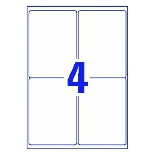 A4 ADDRESS LABELS - SELF ADHESIVE STICKY INKJET LASER COPIER PRINTER