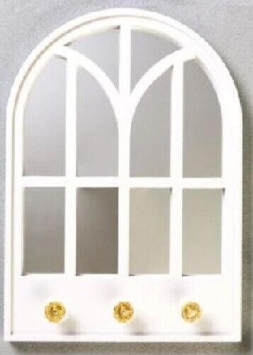 Window Style Mirror Home Decoration Wall Mounted Vintage Art Room Hallway Arch