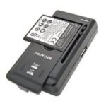 Universal External Battery Charger With USB Port and LCD display For All Mobile Phone And Camera Batteries