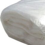 Clear Builders Polythene Plastic Sheeting Dust Roll (282576) Sheet TPS 2M X 50M