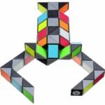 Colorful Magic Cube 72 Segments Speed Twist Snake Magic Puzzle Educational Toys
