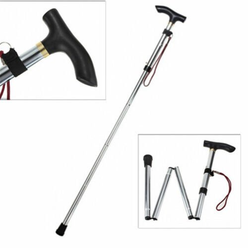 MENS GENTLEMENS CLASSIC ANTIQUE WALKING STICK CANE SILVER