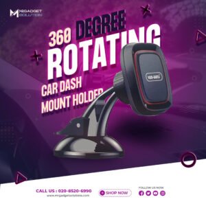 360 Degree Rotating Magnetic Car Dash Mount Holder For All Mobile Phones