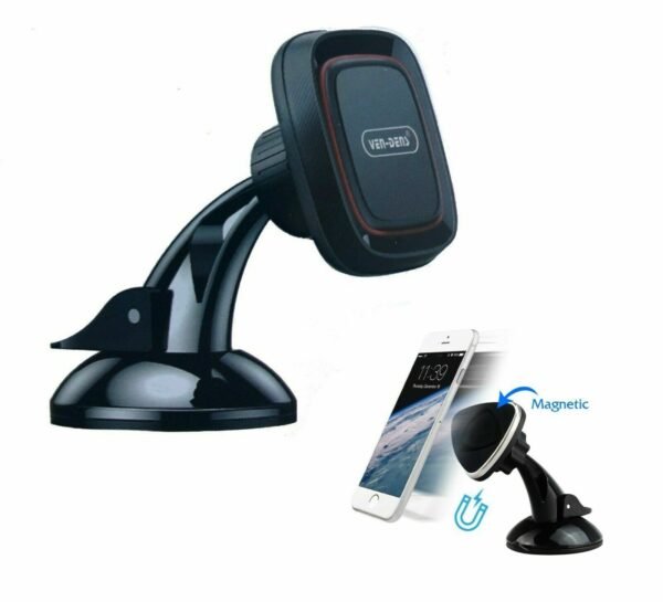 360 Degree Rotating Magnetic Car Dash Mount Holder For All Mobile Phones