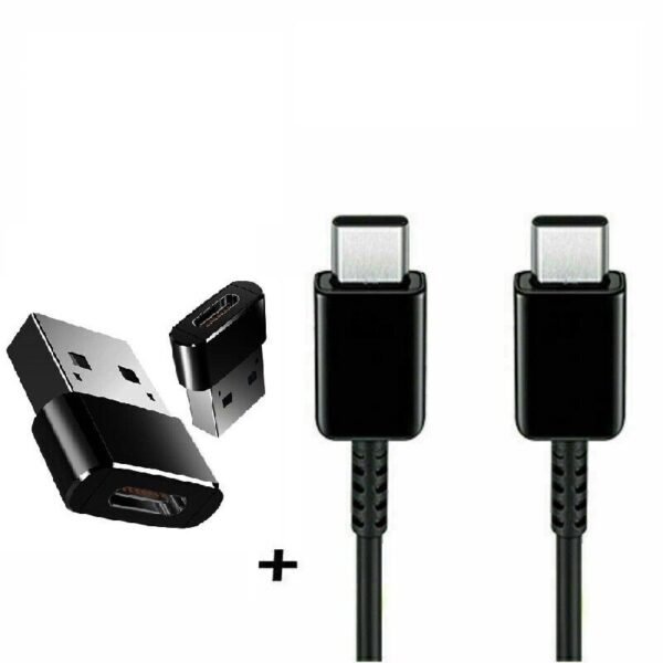 SAMSUNG GALAXY TYPE C TO C NOTE S20 S21 S22 ULTRA SUPER FAST USB C CHARGER CABLE