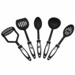 12 Piece Cooking Utensil Set Stainless Steel Kitchen Gadget Tool Nylon Handles U