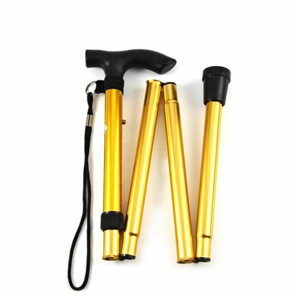 Walking Stick Easy Fold Adjustable Cane Lightweight Mobility Collapsible Sticks