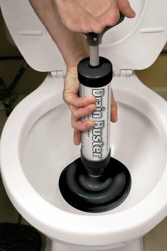 Powerful Drain Buster Plunger Toilet Unblocker Plumbing Sink Remover Sucker