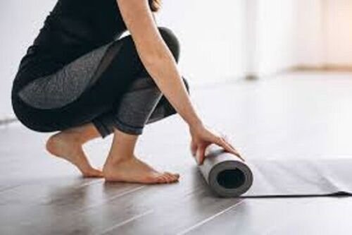 61x 185cm Yoga Mat 15mm Thick Gym Exercise Fitness Pilates Workout Mat Non Slip