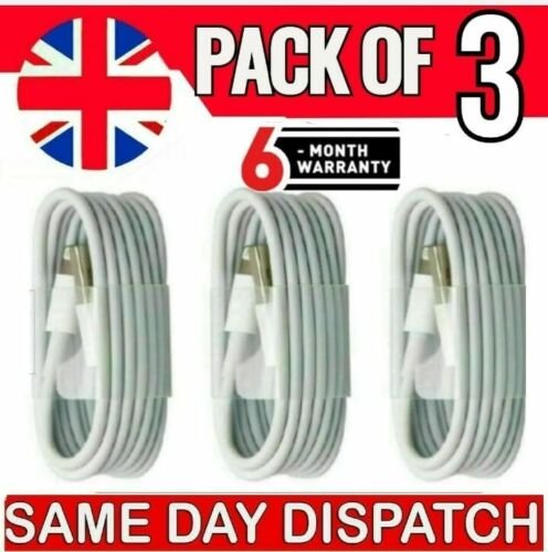 USB iPhone Charger Fast For Apple Long Cable USB Lead 5 6 7 8 X XS XR 11 12 Pro