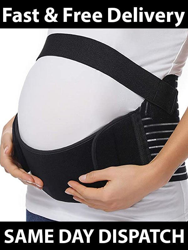 UK Maternity Pregnancy Belt Lumbar Back Support Waist Band Belly Bump Brace